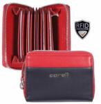 Giorgio Carelli 286642 073 Giorgio Carelli bőr bankkártyatartó piros-kék