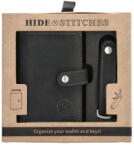 Hide and Stitches 20208001 Hide and Stitches safety wallet ajándékdoboz fekete - embexy