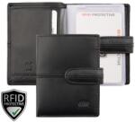 Giorgio Carelli 513387 002 Giorgio Carelli bőr bankkártyatartó fekete