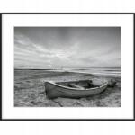 Knor Vászonkép Hajó fekete-fehér 50 x 40 cm Knor (0859/1605)