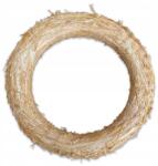  Szalmakoszorú natúr Szalma Alapozó Koszorú Alap 25 cm (W0003)