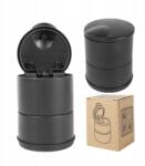  Autós hamutartó Led világítással, fekete