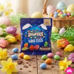Nestlé Smarties Mini Eggs - Színes cukorbevonatú csokitojások 80 g