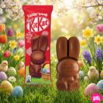 Nestlé KitKat Bunny - Tejcsokoládé nyuszi ropogós ostyás-csokoládés töltelékkel 29 g