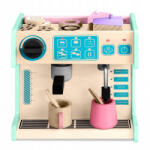 RicoKids Jucarie interactiva din lemn, coffee shop, Ricokids 785100 - Mint (EDI785100) - caruciorcopii Bucatarie copii
