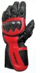 Shox Mănuși Moto din Piele SHOX TRACK · Roșu / Negru