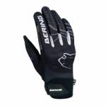 Bering Mănuși Moto Damă din Textil BERING LADY GRISSOM · Negru / Alb