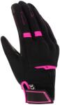 Bering Mănuși Moto Damă din Piele & Textil BERING LADY FLETCHER EVO · Negru / Roz