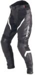Sixgear Pantaloni Moto Damă din Piele & Textil SIXGEAR ARIEL · Alb / Negru