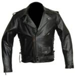 Shox Geacă Moto din Piele SHOX ROCKY · Negru