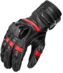 Sixgear Mănuși Moto din Piele SIXGEAR FIRM · Negru / Roșu