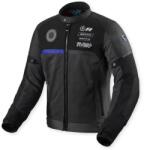 Revit Geacă Moto de Vară din Piele și Textil REVIT Swiftblade · Negru / Albastru