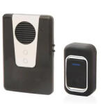 XO Sonerie Wireless Smartix, Raza Actiune 150m, Utilizare Exterior Interior, Fara Fir, Rezistenta la Intemperii, Montaj Rapid, Negru (3905-9)