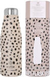 Estia Home Art Travel Flask Save the Aegean Reciclabil Sticlă Termos Oțel inoxidabil Fără BPA 500ml Leopard Taupe 01-16630 (01-16630)
