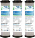Matrikx Filtru de Apă de Înlocuire pentru Blat și Sub Blat din Cărbune Activ 10" 0.5 μm - micrometru 003-003-3 3buc (003-003-3) Filtru de apa bucatarie si accesorii