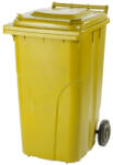  Szemetes Kuka 240 L Sárga Gurulós