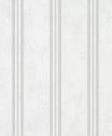 FüggönyFutár Webáruház Vlies tapéta, Marburg City Glam 32635 Klasszikus csíkos design krémfehér szürke ezüst fémes hatás tapéta