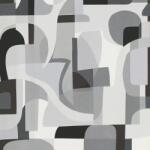 FüggönyFutár Webáruház Szürke és fekete geometrikus Vlies tapéta, Gentle 10432-10