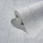 FüggönyFutár Webáruház Világoskék/fehér színű kockakőmintás vlies tapéta, Marburg Botanica, 33969