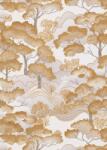 FüggönyFutár Webáruház Arany-bézs színű famintás Vlies-vinyl tapéta, Erismann Elle Decoration 4, 10448-30
