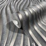 FüggönyFutár Webáruház Antracit színű fényes vlies tapéta, Marburg, City Glow, 34264