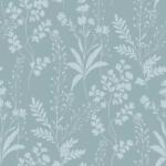 FüggönyFutár Webáruház Kék növénymintás Vlies tapéta, Botanique M52804