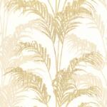 FüggönyFutár Webáruház Bézs-arany színű levélmintás Vlies-vinyl tapéta, Maison Luxe 17739