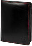  Money Kepper CC 5400 fekete-piros férfi marhabőr pénztárca 9.5 x 13 x 2 cm (59673)
