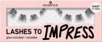 essence LASHES TO IMPRESS gene false cu lipici 8 buc