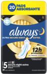 Always Ultra Secure Night Extra absorbante 20 buc - lavonio