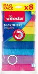 Vileda Freudenberg Home and Cleaning Solutions Lavetă micro Vileda Colors, 8 bucăți