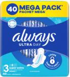 Always Ultra Super Extra Healthy Winged Pads 40pcs (10FC010166)
