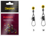 DELPHIN Feeder futó és forgó kapoccsal Delphin RUNNER / 10db S (101000449)