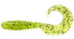 FISHUP Fancy Grub 2.5" (10pcs. ), #055 - Chartreuse/Black (FHL10016116)
