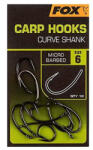 FOX Carp Hooks Wide Gape # 6 Black (CHK229)