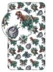 Jerry Fabrics Cearșaf cu elastic cu motiv Jurassic World - 90 x 200 cm (21FT136)