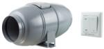 Blauberg ISO-MIX 150 Hangszigetelt csőventilátor P2-10 2 fokozatú kapcsolóval - mepokerkft