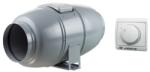 Blauberg ISO-MIX 150 Hangszigetelt csőventilátor RS-1-400 N Fordulatszám szabályzóval - mepokerkft