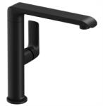 RAVAK Flat fekete konyhai álló mosogató csaptelep FL 016.20BLM, matt fekete