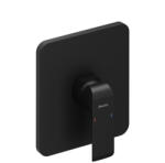 RAVAK Flat falba süllyesztett csaptelep váltó nélkül FL 066.20BLM, matt fekete (KIZÁRÓLAG R-box Varival) - szerelvenycenter