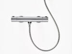 RAVAK Puri termoszátos fali zuhanycsaptelep 150 mm PU 033.00CR, króm