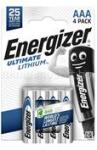 Energizer Elem AAA mikro LR03 Ultimate Lítium 4 db/csomag, Energizer (ENERGIZER_64399) (ENERGIZER_64399)