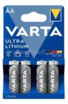 VARTA Elem AA ceruza LR6 4 db/csomag, Ultra Lithium (VARTA_57527) (VARTA_57527)