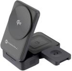 Forcell F-Energy 3 az 1-ben Flex Pro Qi2 MagSafe kompatibilis vezeték nélküli töltő (F-05) ezüst - smartdiszkont