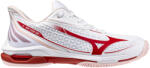 Mizuno Wave Exceed Tour 7 AC W White/Fiery Red/Pinkesque Női teniszcipő EUR 38