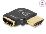 Delock HDMI adapter apa - anya 90 fok balra hajlítva 8K 60 Hz fém (DL60018) (DL60018)