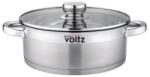 Voltz Oliver Voltz OV51210Q28 lábas, 6 l, 28 x 10 cm, sekély, indukciós, vastag aljú, rozsdamentes acél (OV51210Q28)