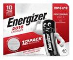 Energizer Elem gombelem CR2016 lítium 12 db/csomag, Energizer (ENERGIZER_64374) (ENERGIZER_64374)