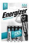 Energizer Elem AAA mikro LR03 Max Plus 4 db/csomag, Energizer (ENERGIZER_64301) (ENERGIZER_64301)