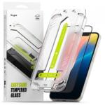 Ringke Folie de protectie Ecran Ringke Easy Slide pentru Apple iPhone 16e / 14 / 13 Pro / 13, Sticla Securizata, Full Glue, Set 2 bucati (Negru)